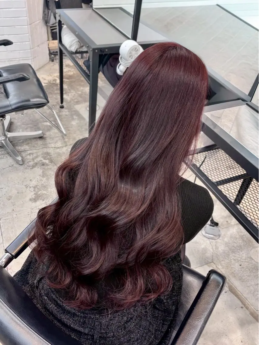 セミロング カラー ヘアアレンジ ヘアカラー トリートメント 💟ケア×ハイトーン 💟/ミオのヘアスタイル