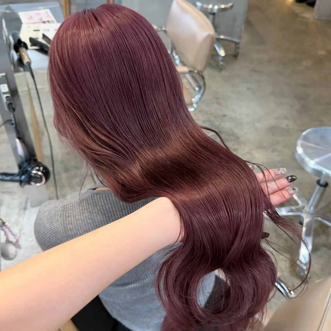 セミロング カラー ベージュカラー ブリーチ ブリーチなしカラー ピンクカラー ピンクベージュ ヘアカラー ヘーゼルベージュ 🩰🤎miharuのヘアスタイル