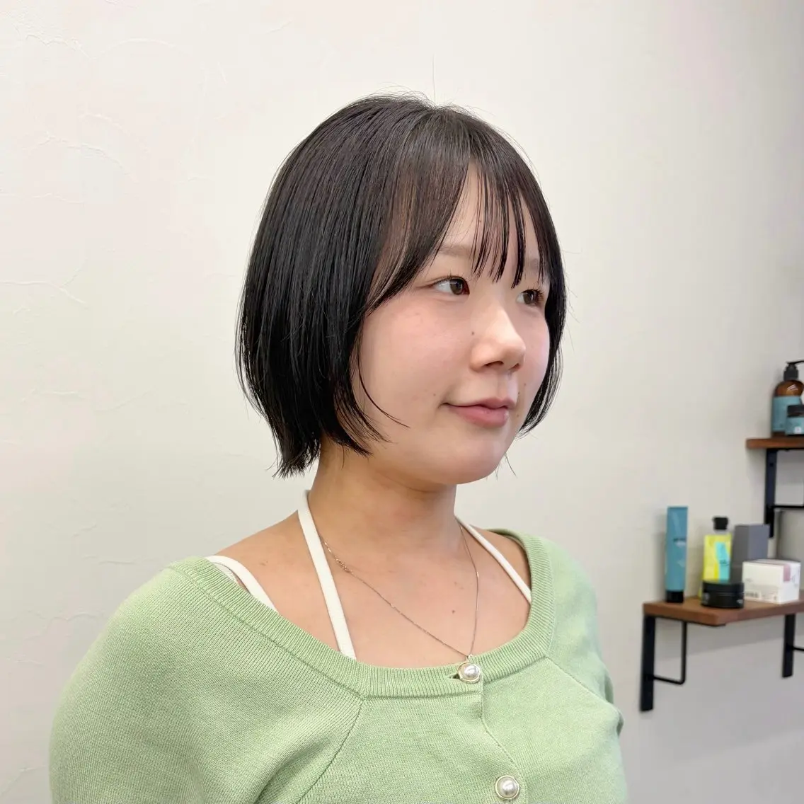 ショート カラー ボブレイヤー ブリーチ ブリーチなしカラー ボブ 髪質改善 カット ヘアカラー トリートメント 初めてのショート お任せください✂️のヘアスタイル