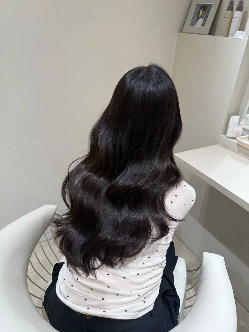 カラー ヘアアレンジ 田中 夏妃のヘアスタイル