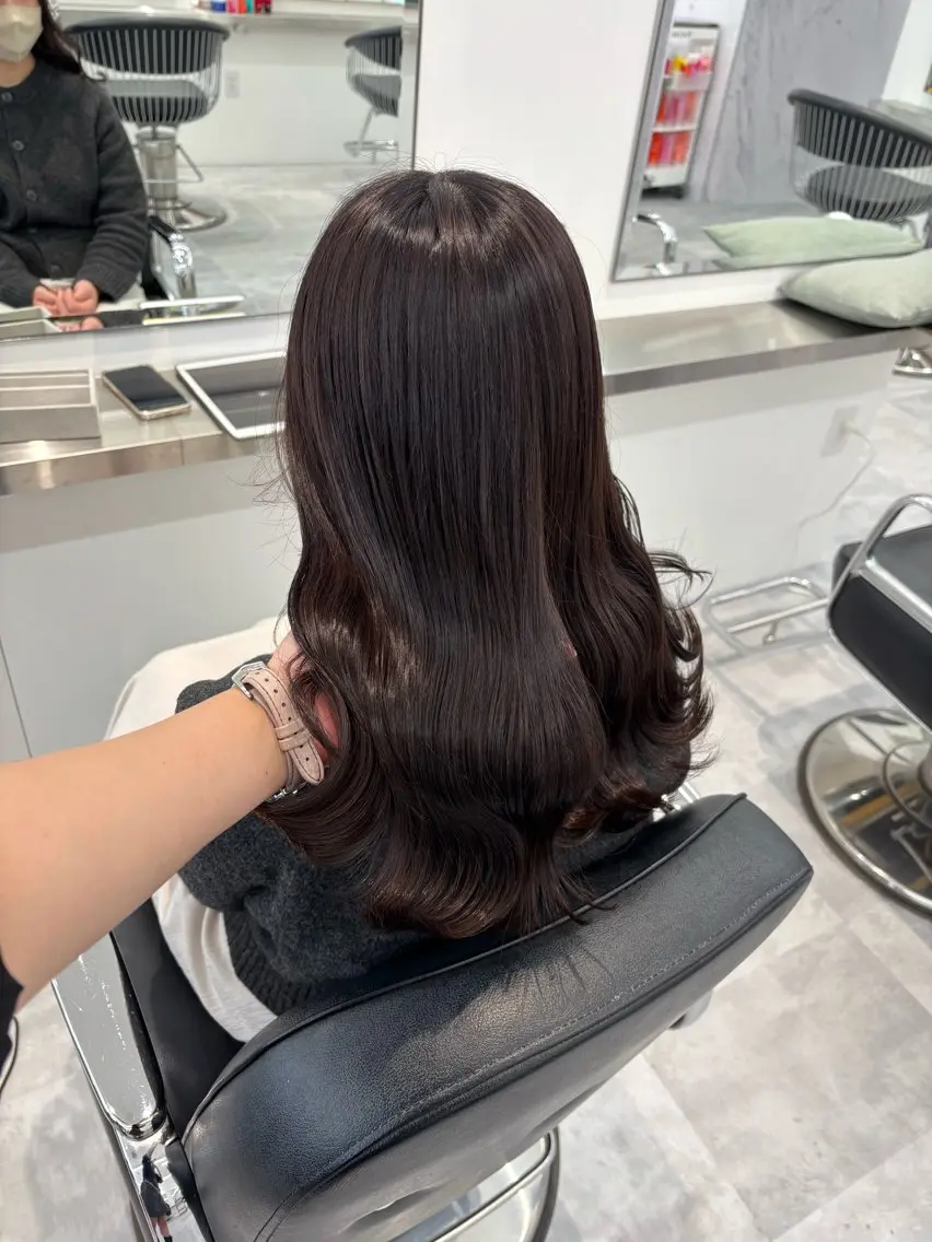 ロング カラー ロング カット ヘアカラー ParveMix 🪽鳥取彩花のヘアスタイル