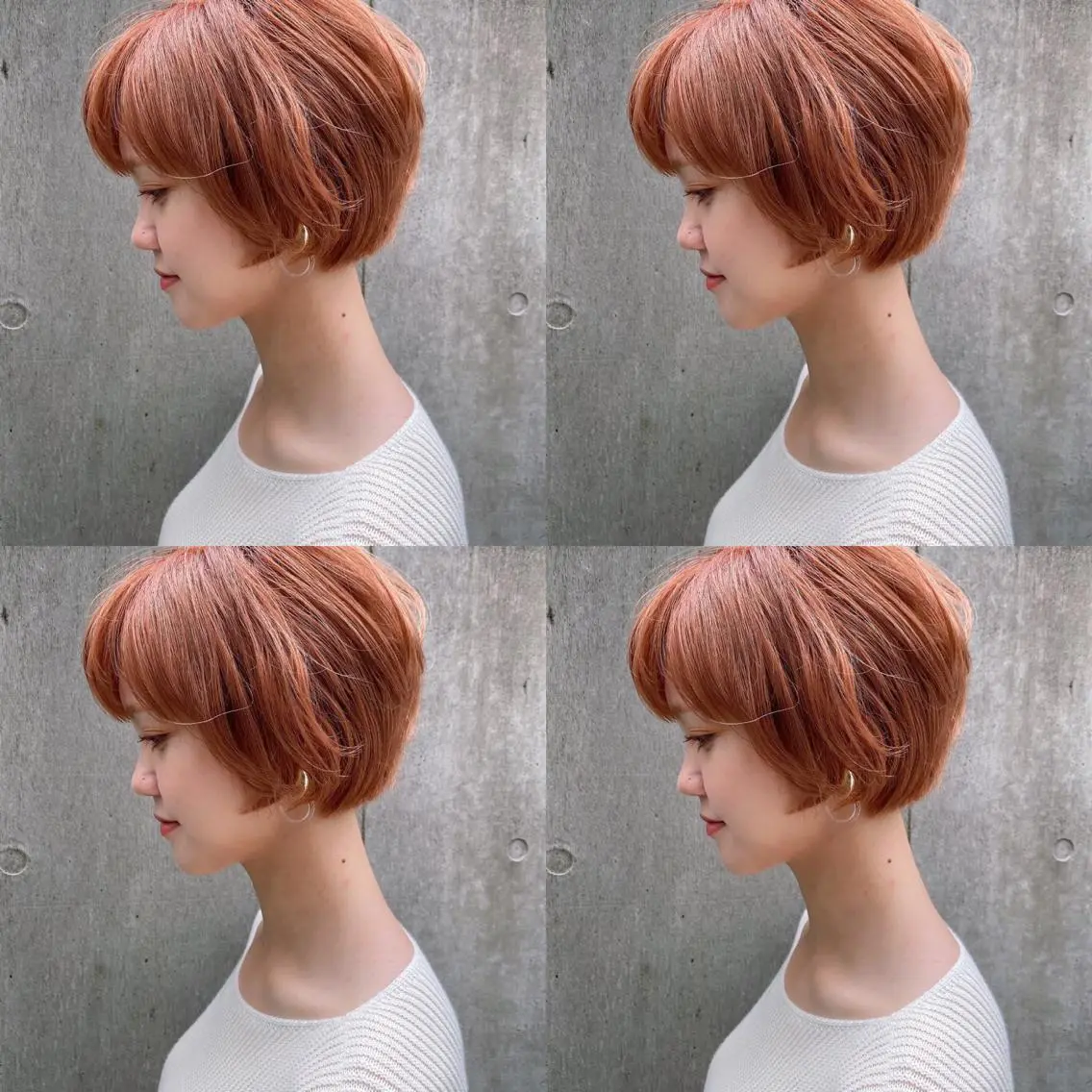 ミディアム カラー ヘアアレンジ 💎yuto💎 ハイトーン/韓国ヘアのヘアスタイル