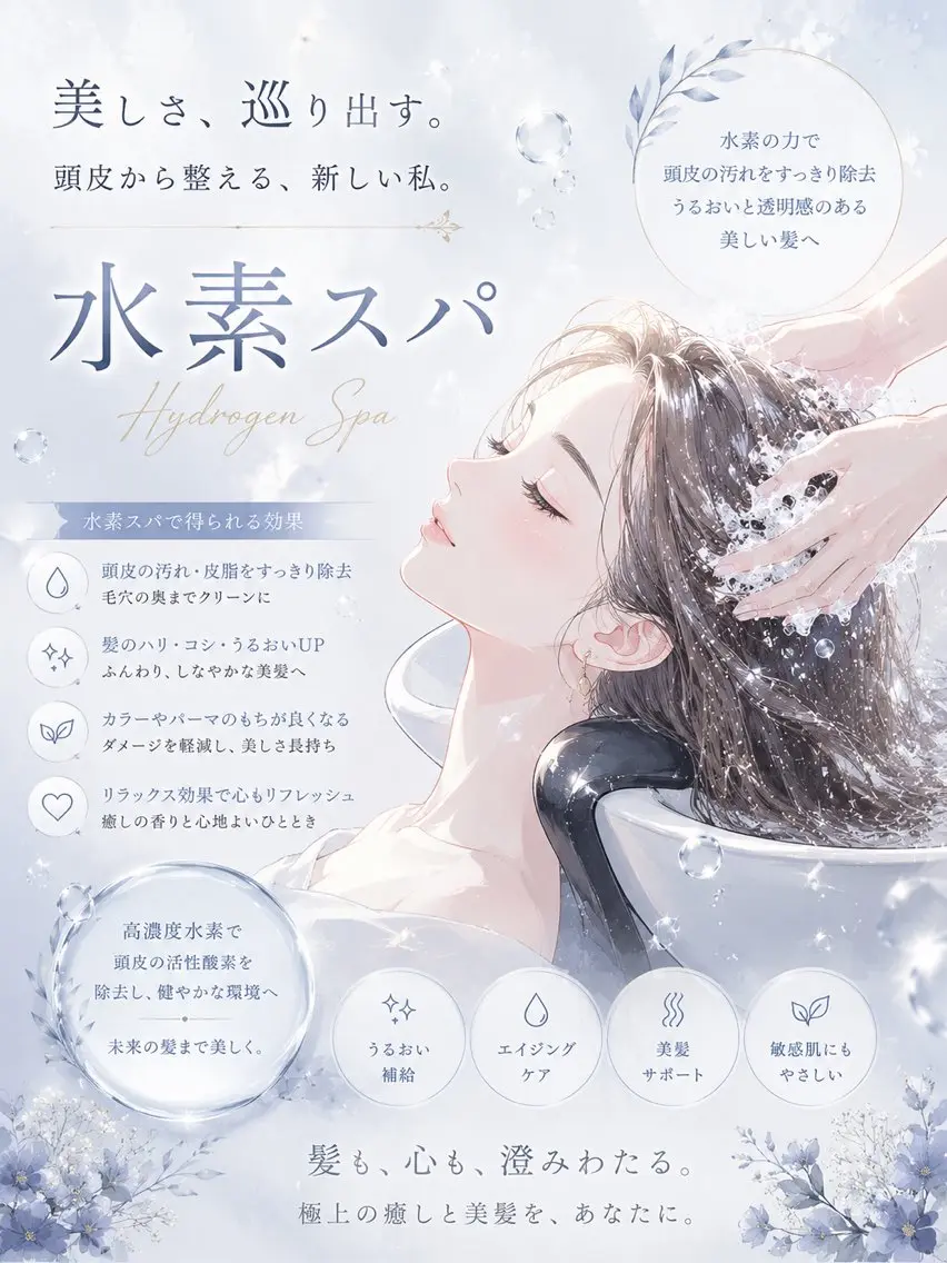 ヘッドスパ 𝐿𝑒𝑒 四ツ橋 𝑅𝐴𝑁𝐴のヘアスタイル