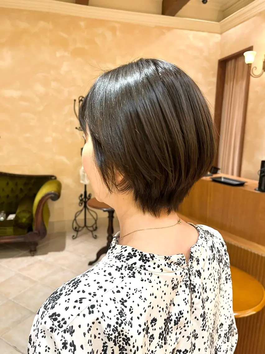 ショート ショートヘア ショートカット / 銀座/ 青山莉奈のヘアスタイル