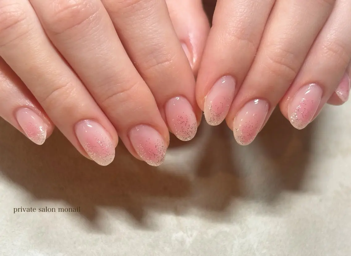 ネイル チークネイル ハンドネイル nail salon monailのネイルデザイン