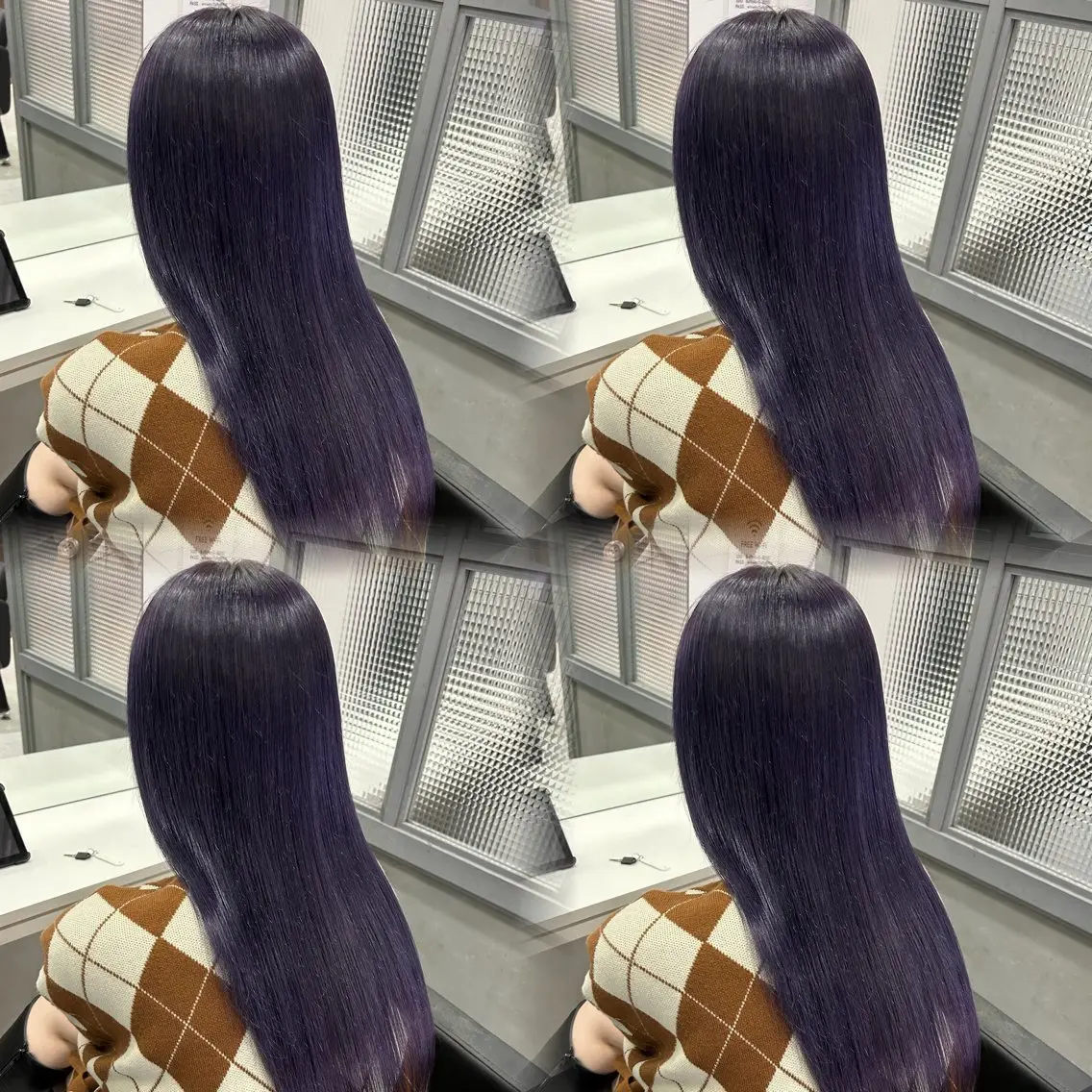 ロング カラー ヘアカラー トリートメント 🦋REISA🦋 エクステ×ハイトーンのヘアスタイル