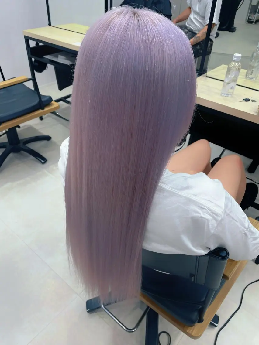 ロング ヘアカラー トリートメント 🫧ハイトーン ブリーチ✨RYUKIのヘアスタイル