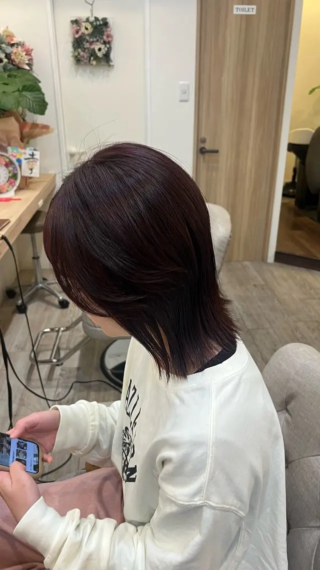 ミディアム カラー ヘアカラー ANTEPRIMA KIMIA✂︎のヘアスタイル