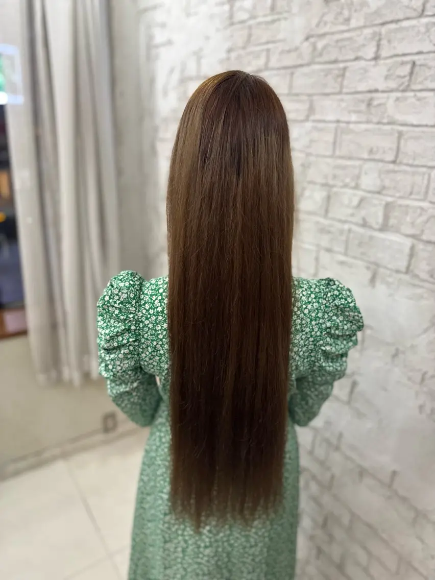 カラー 縮毛モデル募集中 💙あみ🙌🏻のヘアスタイル