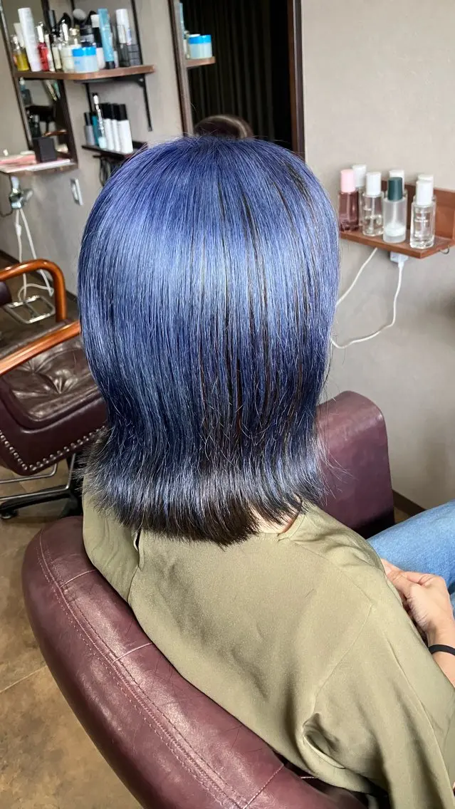 ミディアム カット ヘアカラー トリートメント 中木 穂乃風のマツエク・マツパデザイン