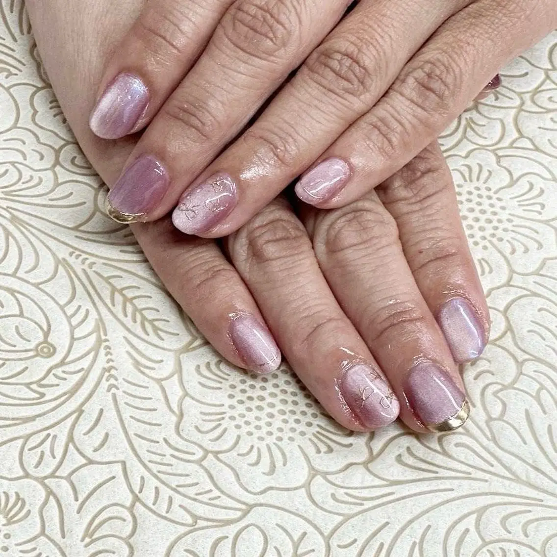 ネイル フラワーネイル precious nail roomのネイルデザイン