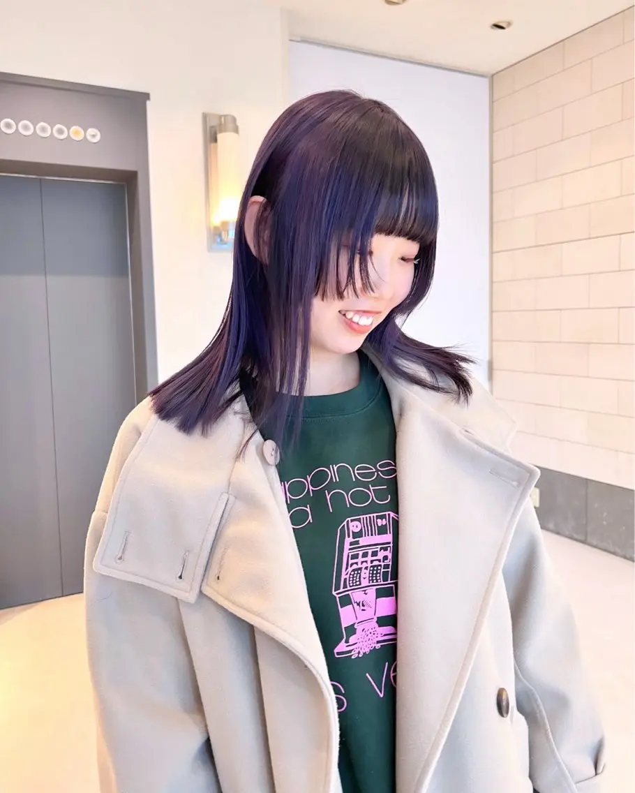 カラー ヘアカラー 矢代 さくらのヘアスタイル