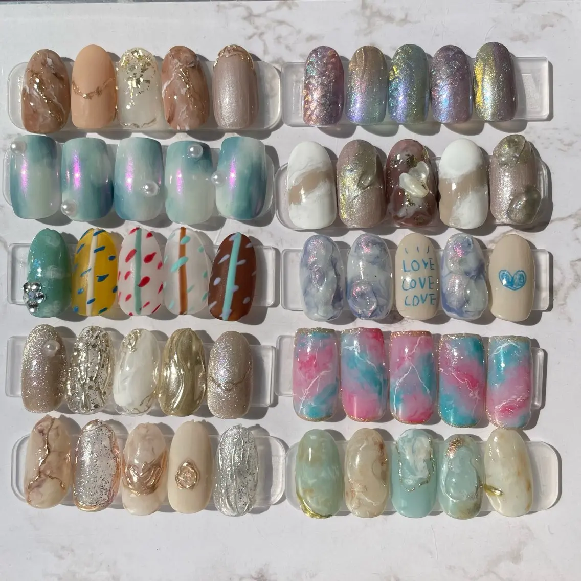 🍀ニュアンスネイル🦋の写真