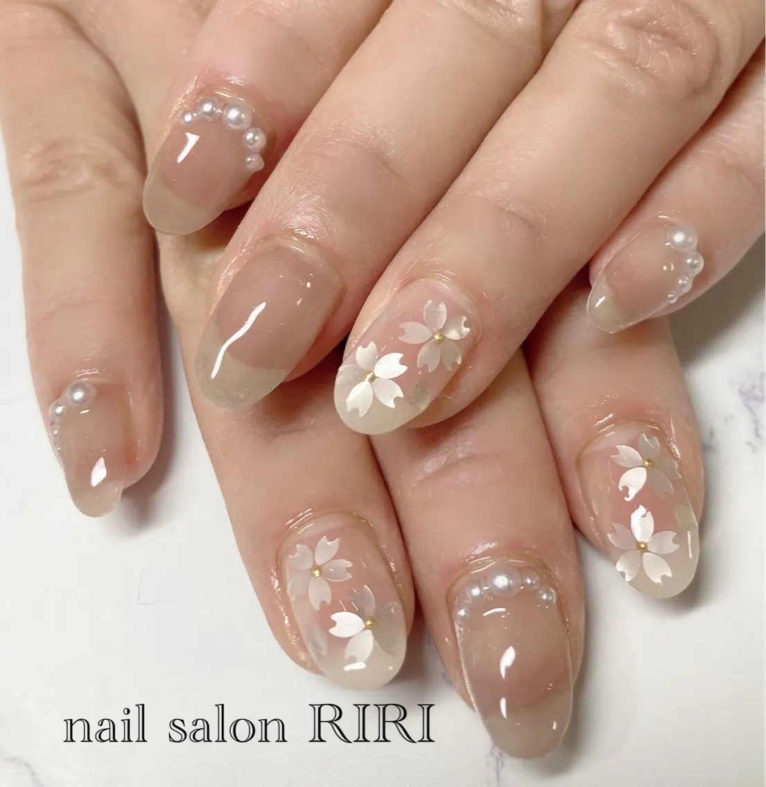 ネイル 桜ネイル RIRI リリのネイルデザイン