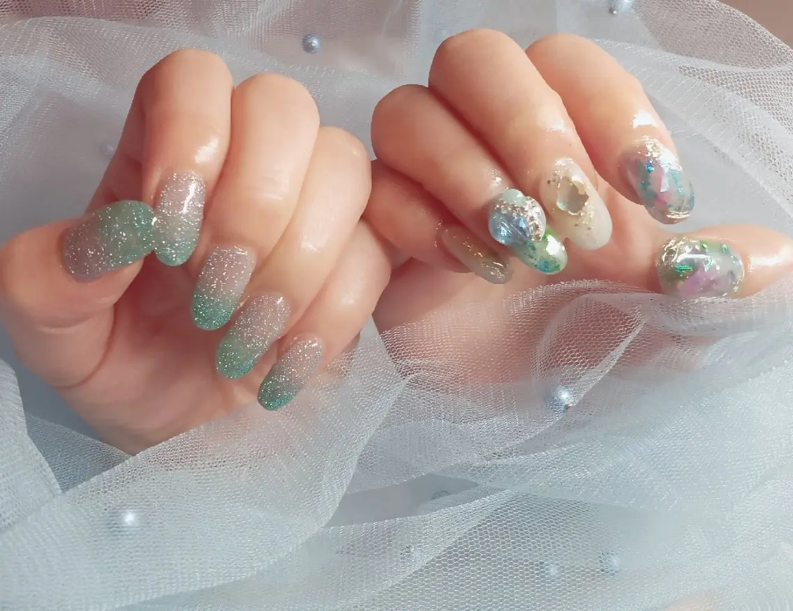 ネイル 夏ネイル ハンドネイル Nail Salon macherieのネイルデザイン