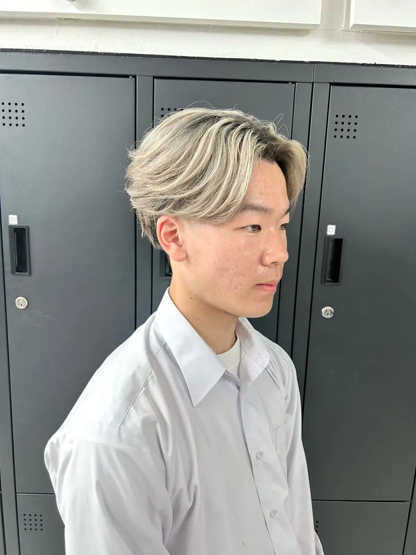 ショート カラー メンズ ヘアカラー メンズパーマの達人 / タカシマダイスケのヘアスタイル