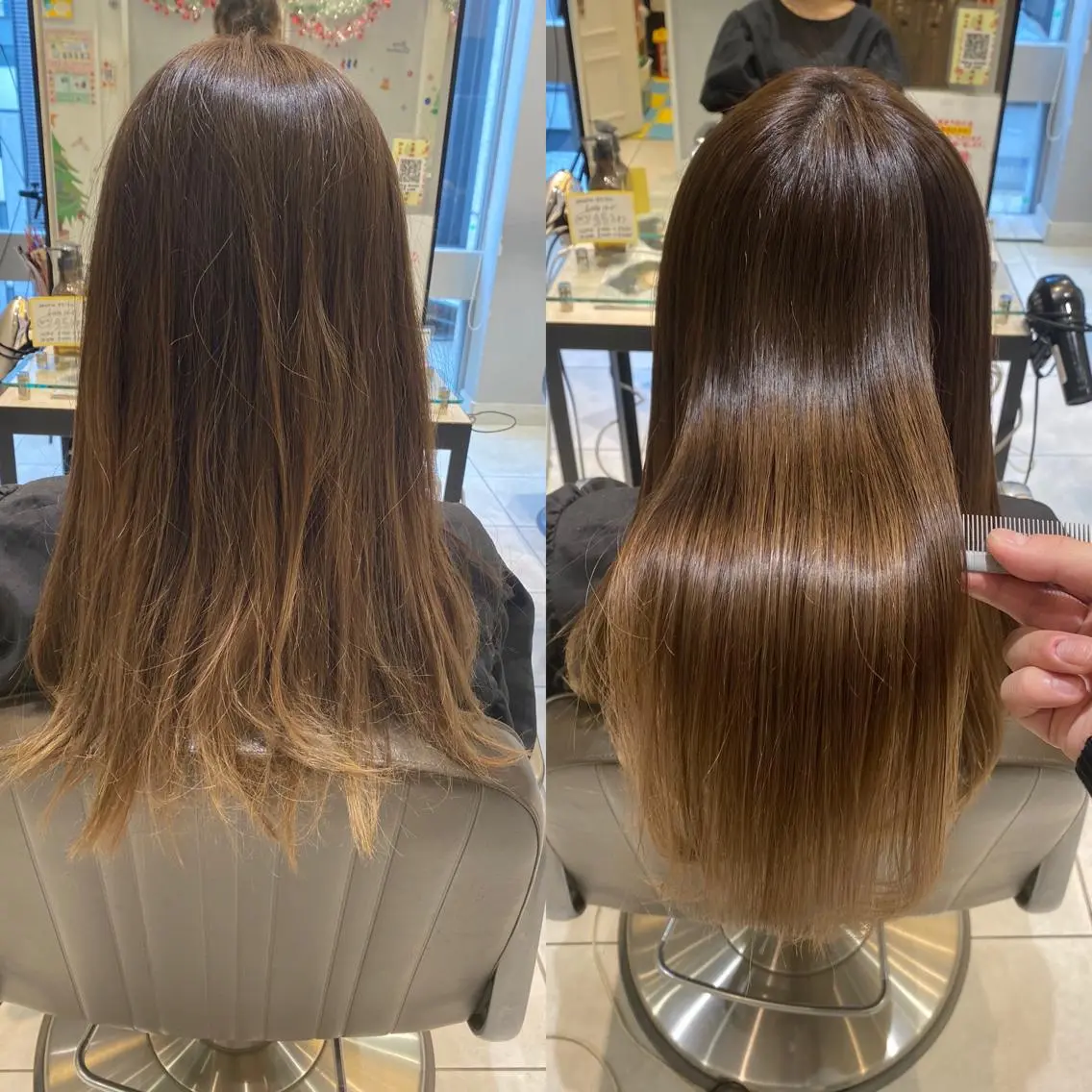 ロング 美髪矯正透明感カラー 江川 和輝のヘアスタイル