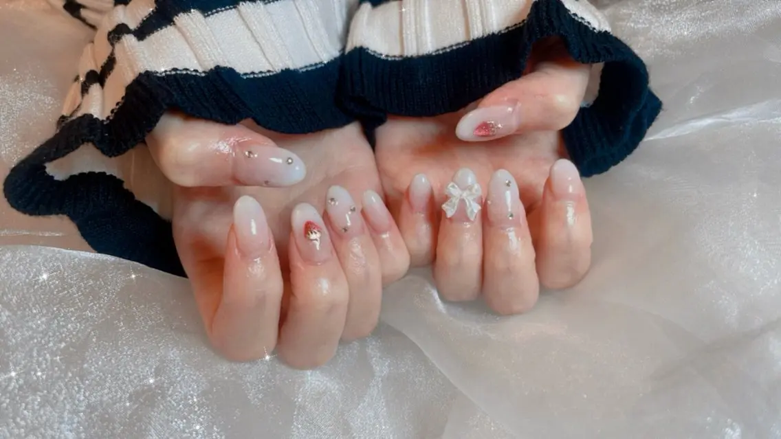 ネイル ハンドネイル nail salon peachのネイルデザイン