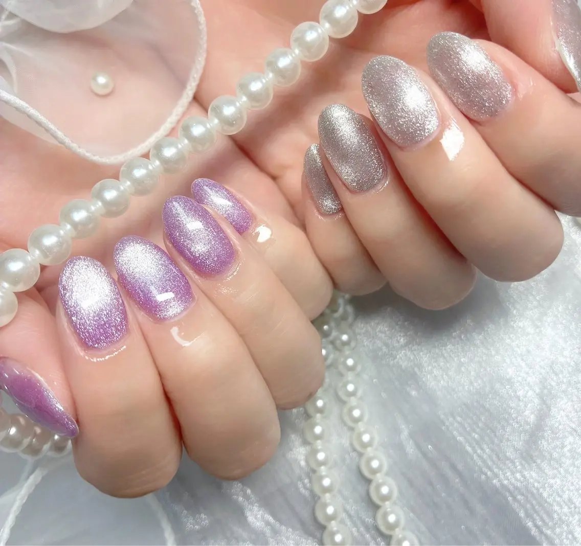 ネイル マグネットネイル ハンドネイル ハンドケア GAL_NAIL Miraiのネイルデザイン