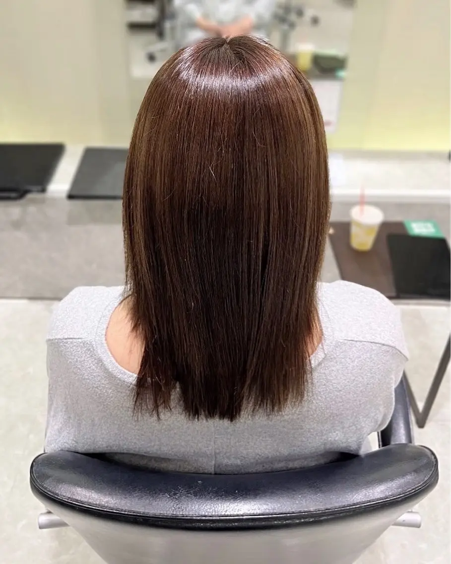 ミディアム 中川 奈々実のヘアスタイル