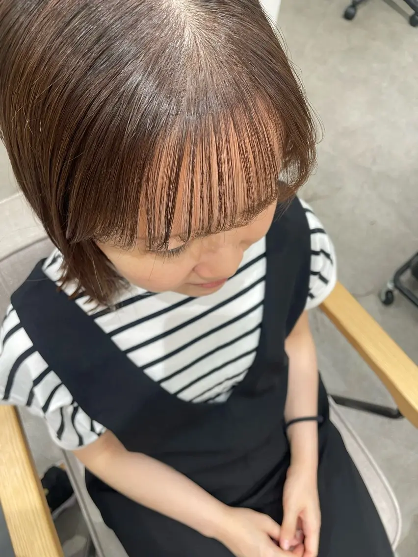 パーマ 縮毛矯正 小坂 郁美のヘアスタイル