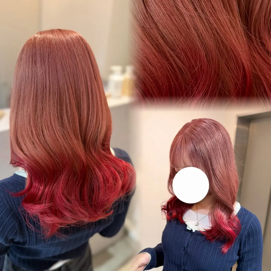 セミロング カット ヘアカラー トリートメント 髪質改善/韓国風 🦕ＡＫＡＲＩ🩵のヘアスタイル