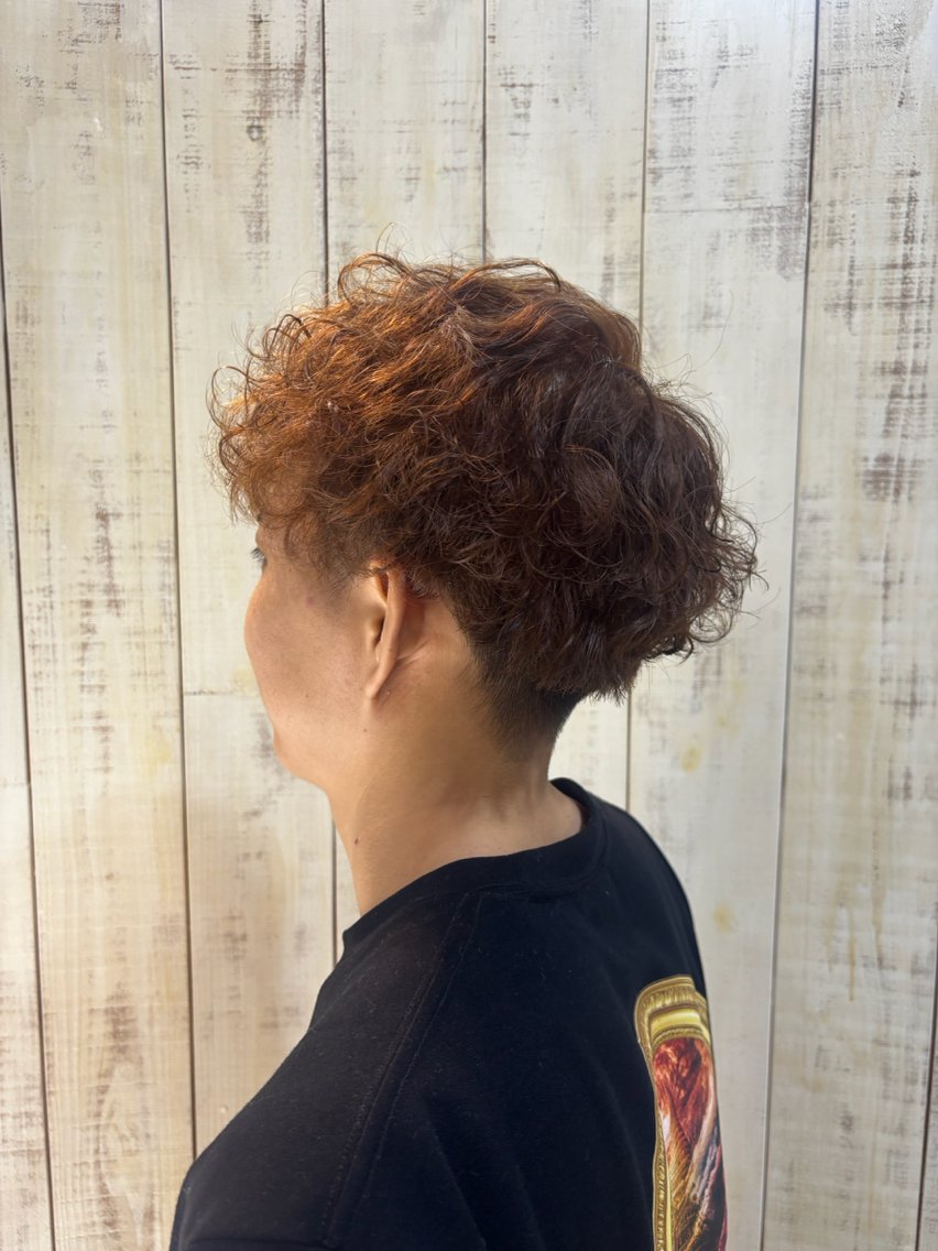 メンズ ヘアカラー 谷内 煌弥のヘアスタイル