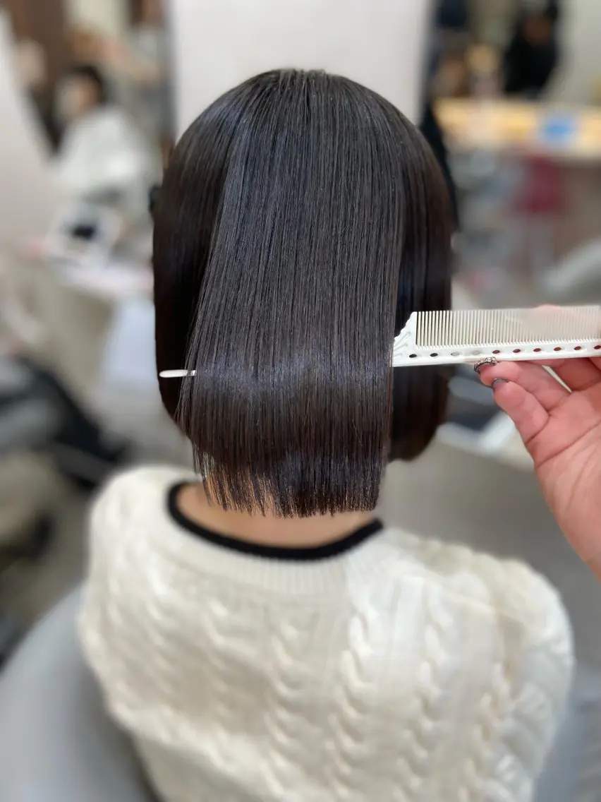 🫧カット+ケアストレート+超音波トリートメント✨の写真