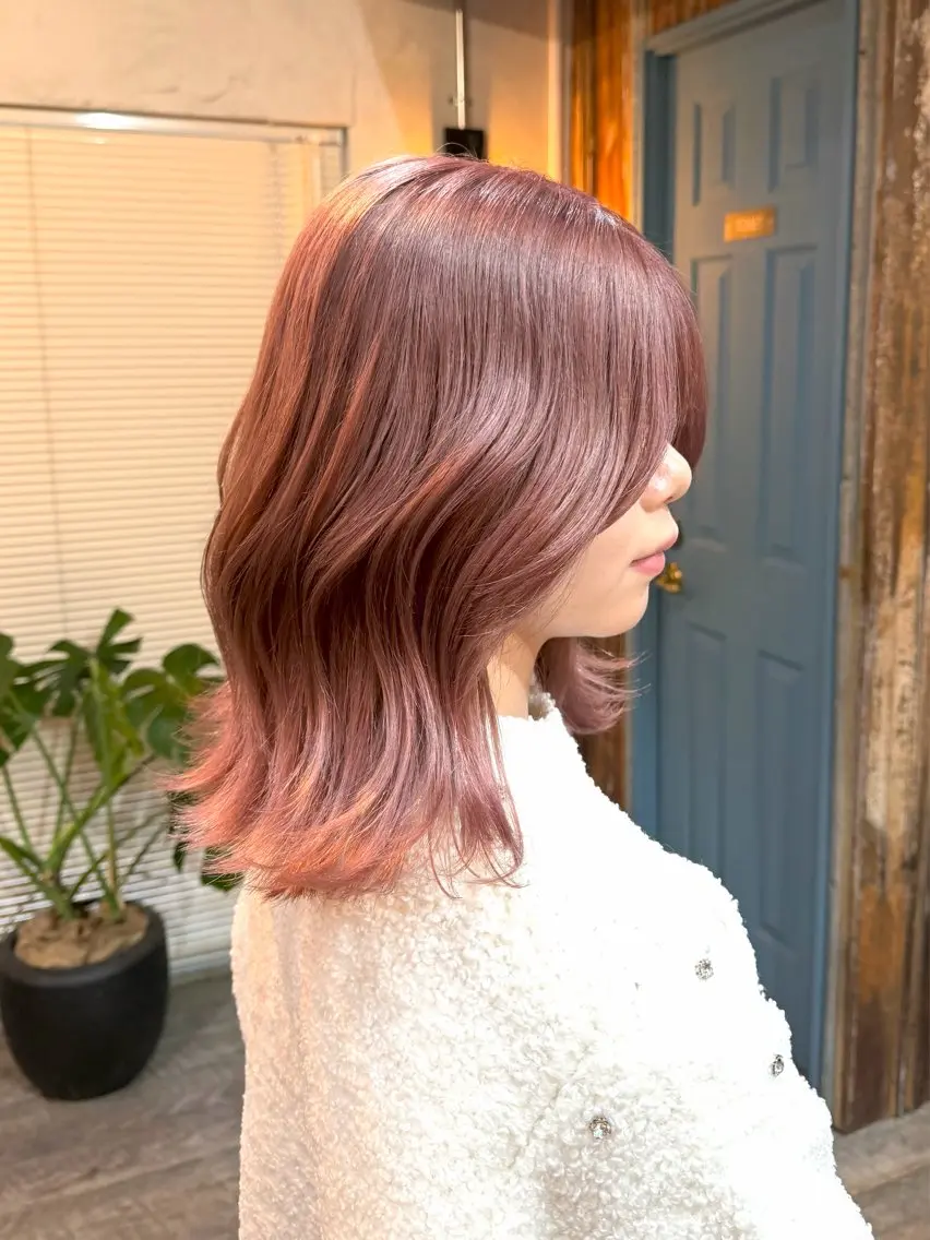 ブリーチダブルカラー＋選べる髪質改善美髪トリートメント🌟￥13750#暖色#寒色の写真