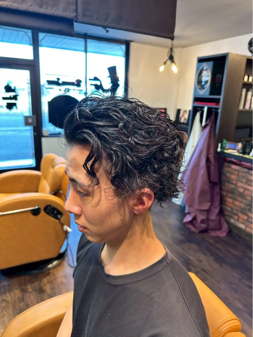 パーマ 【メンズパーマ】 山下勝勲のヘアスタイル