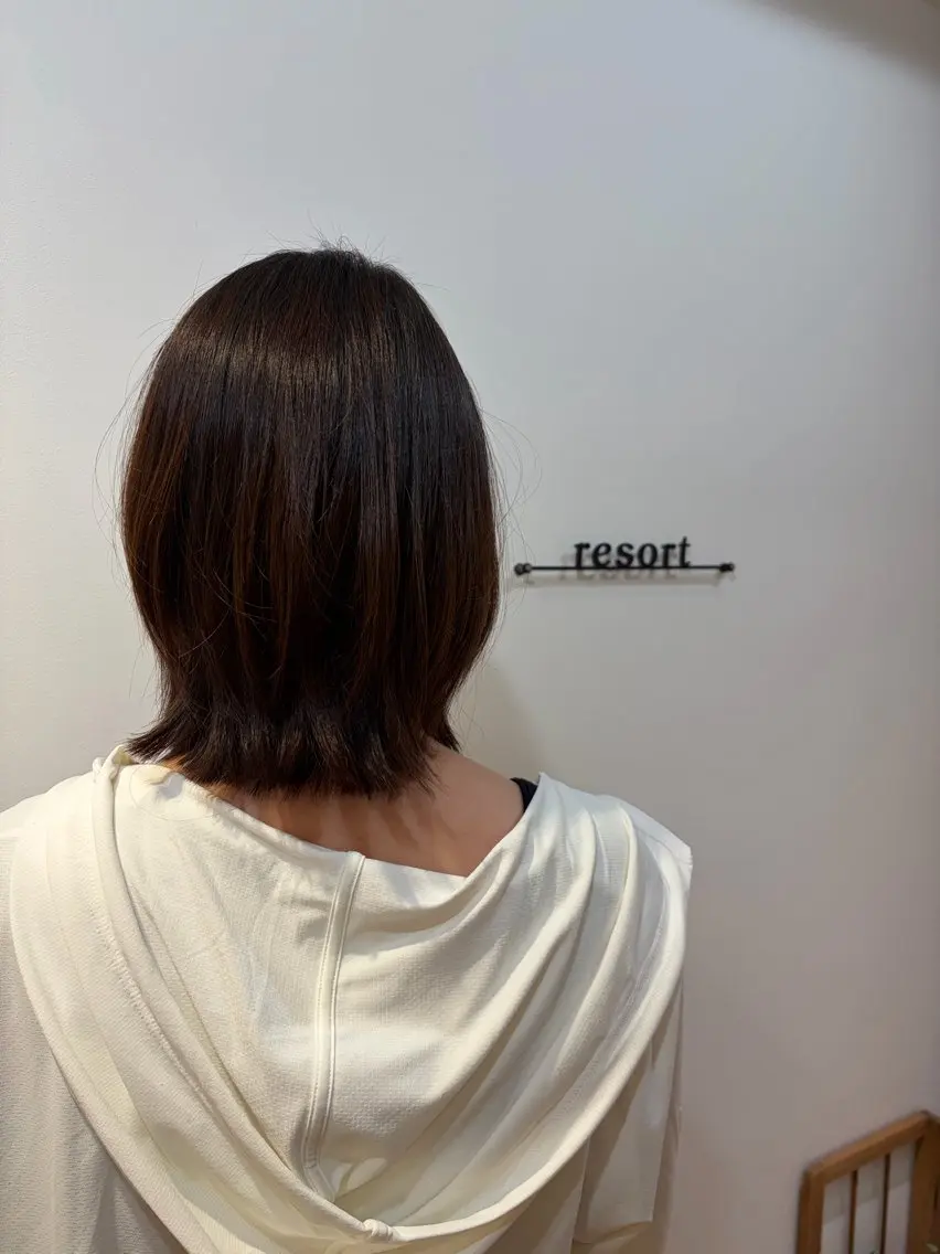 ミディアム 北川 智花のヘアスタイル