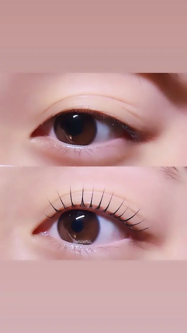 マツエク・マツパ 一重×まつ毛パーマ ロニセラ アイラッシュのマツエク・マツパデザイン
