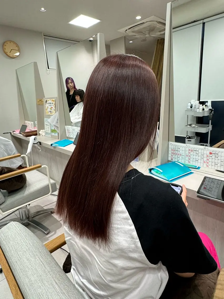 ブリーチなしワンカラー＋生トリートメント🫧の写真