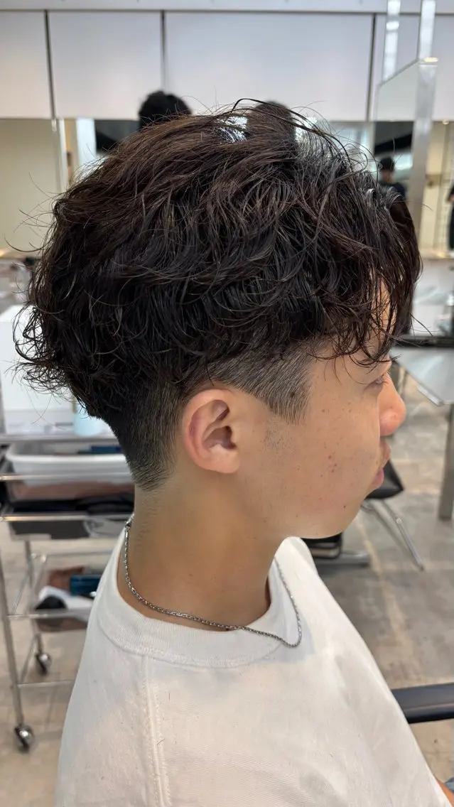 パーマ メンズ メンズパーマ カット パーマ 🔥メンズパーマ特化 高橋晴🔥のヘアスタイル