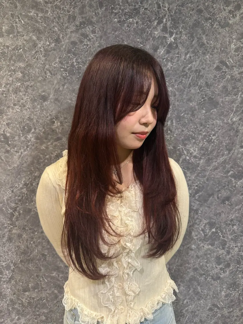ロング 永尾 幸太郎のヘアスタイル