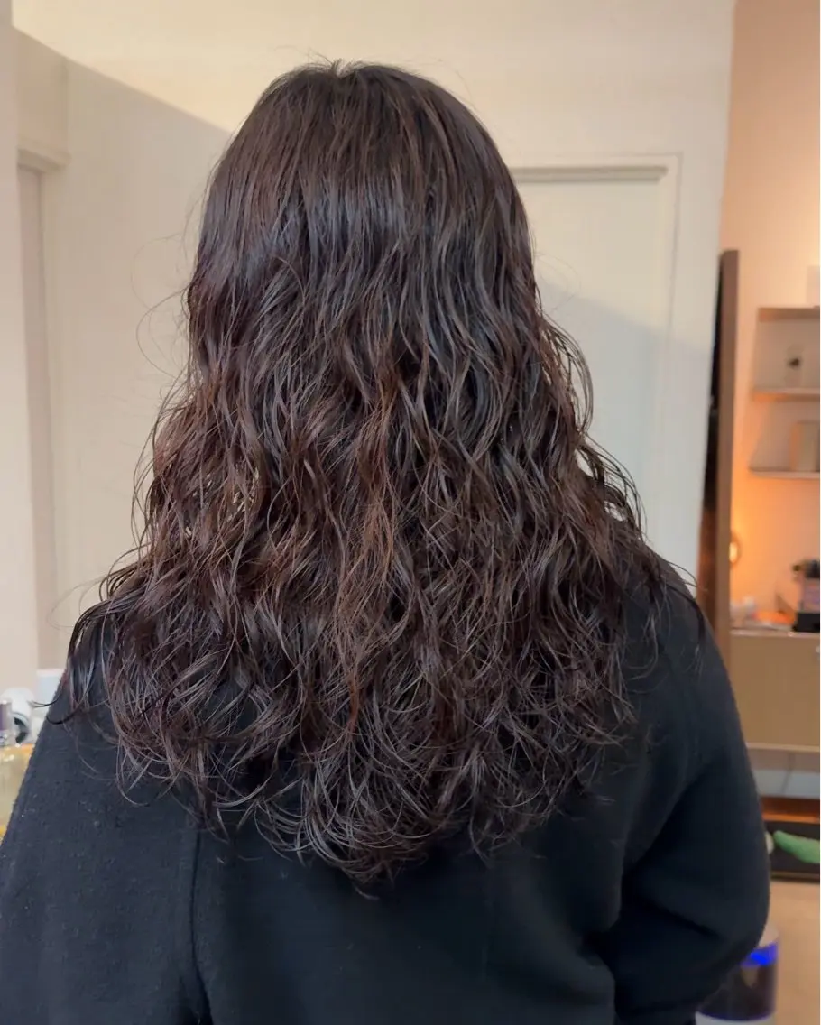 ロング パーマ HITOMI 福岡パーマのヘアスタイル