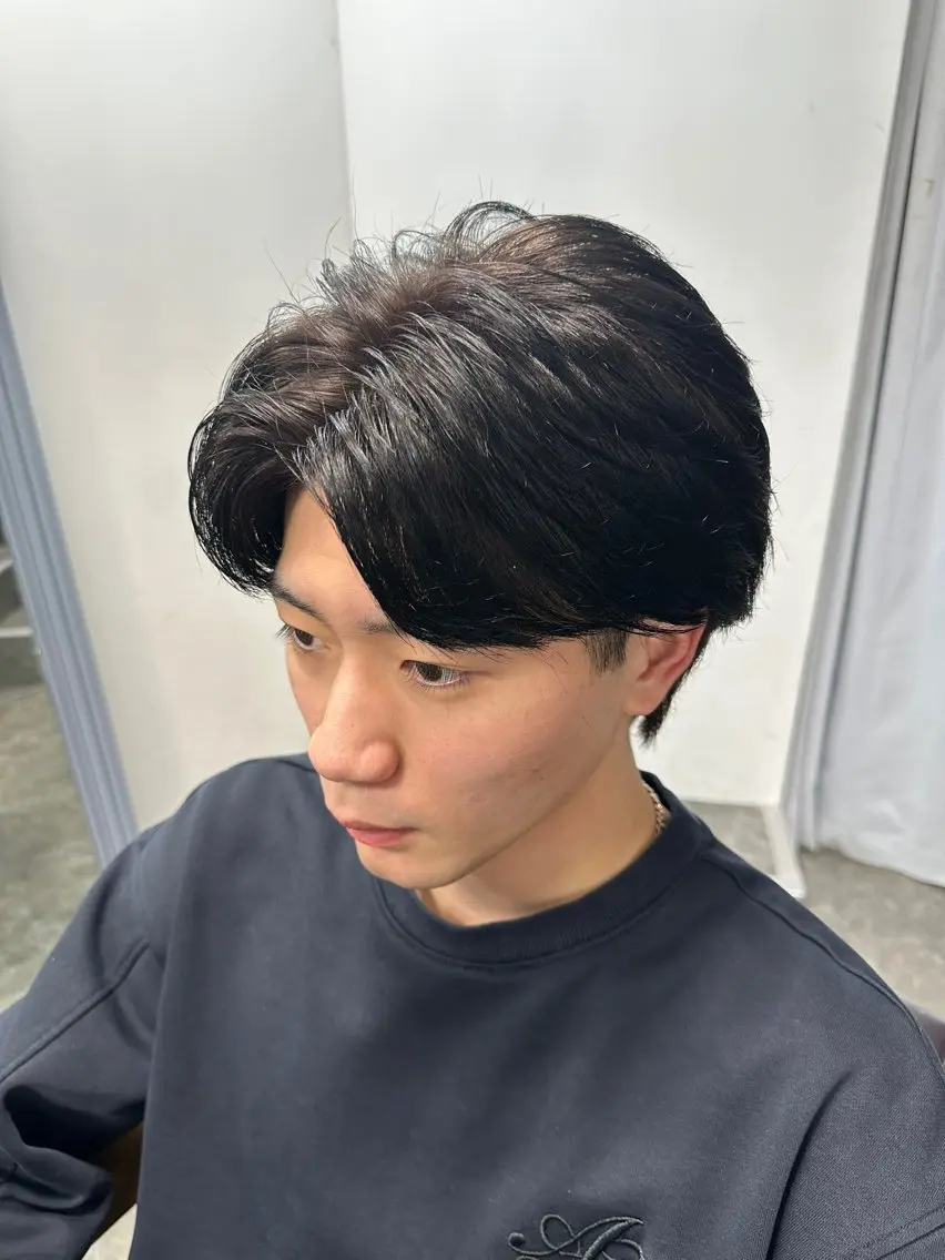 カラー メンズ カット ヘッドスパ 梅田/全パーマ特化/ ケアパーマ/秋本大智のヘアスタイル
