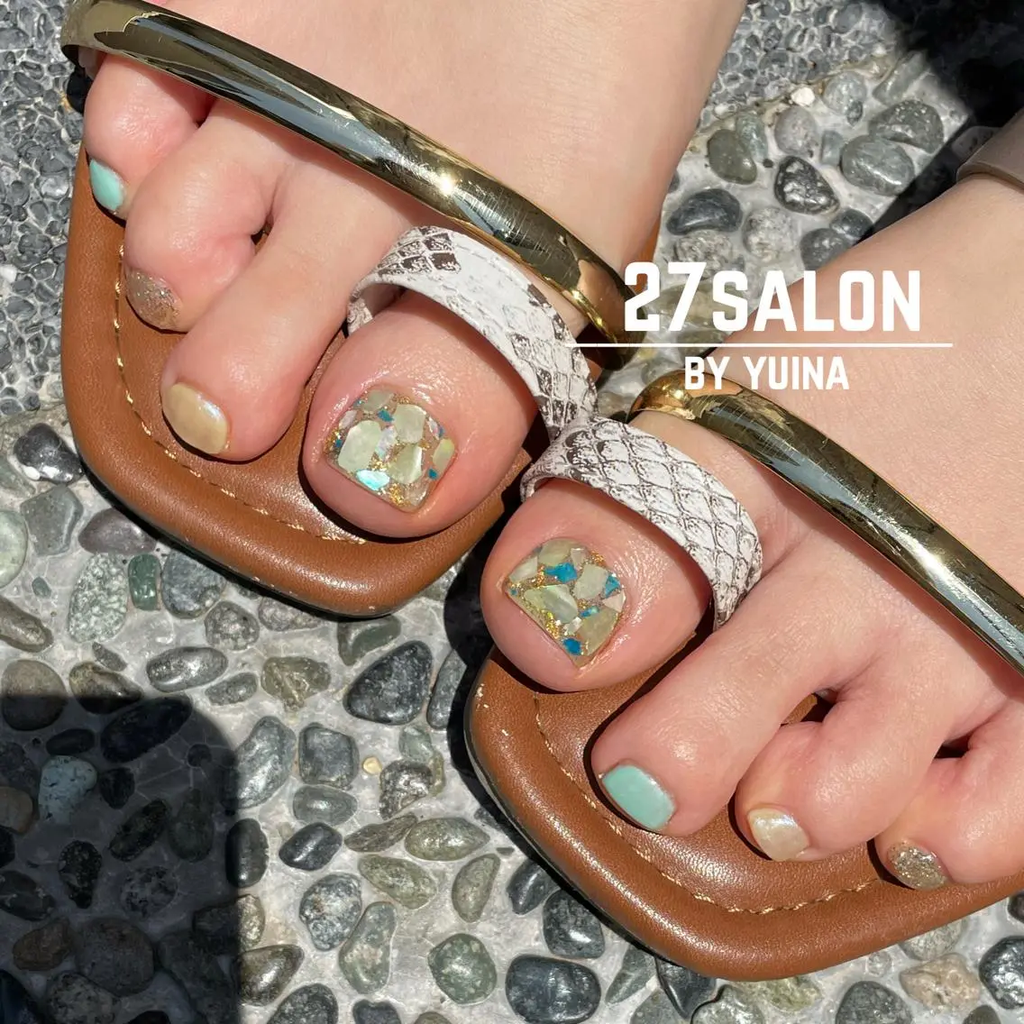 ネイル フットネイル 27salon yuinaのネイルデザイン