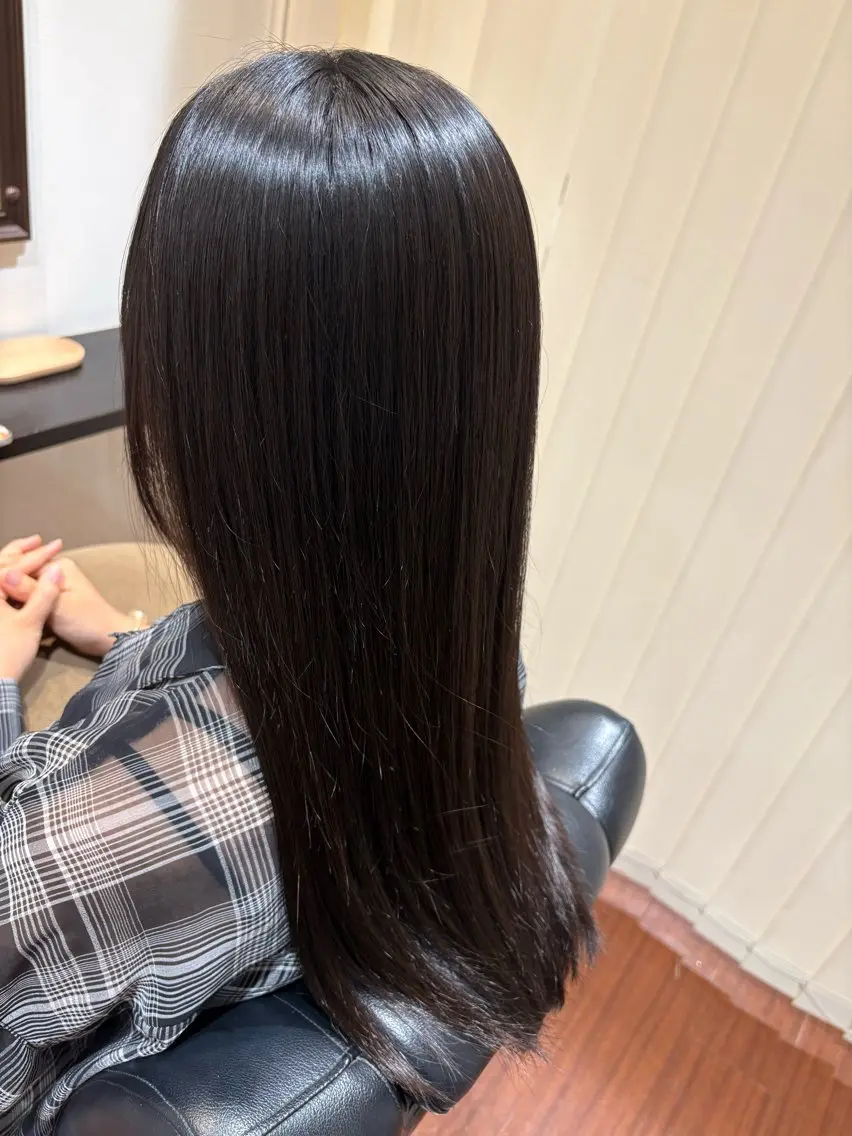 ロング ヘアカラー トリートメント 💜堀 有紀💜のヘアスタイル