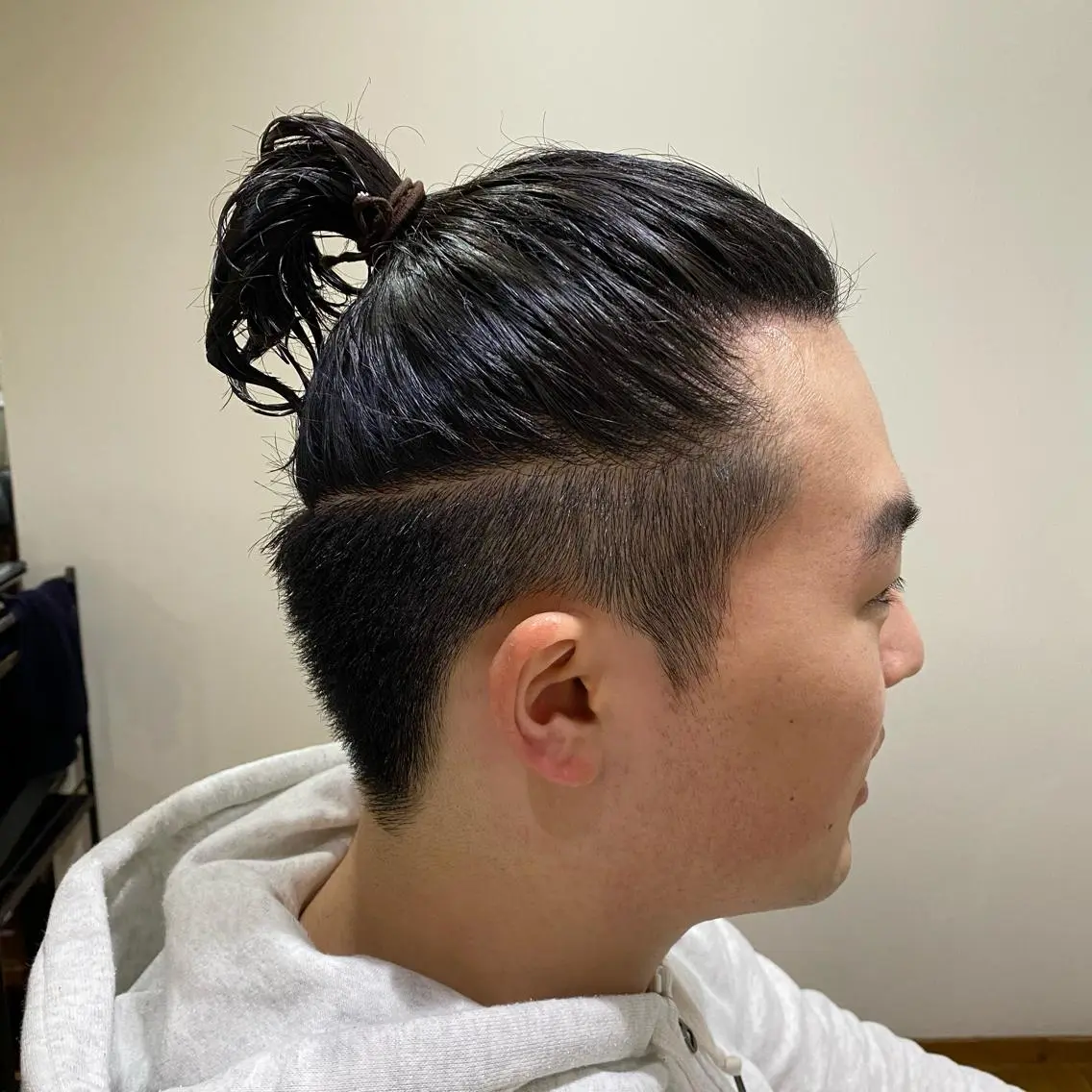ミディアム メンズ マンバンヘア ツーブロック カット Riganuts王子 Hayato✂︎のヘアスタイル