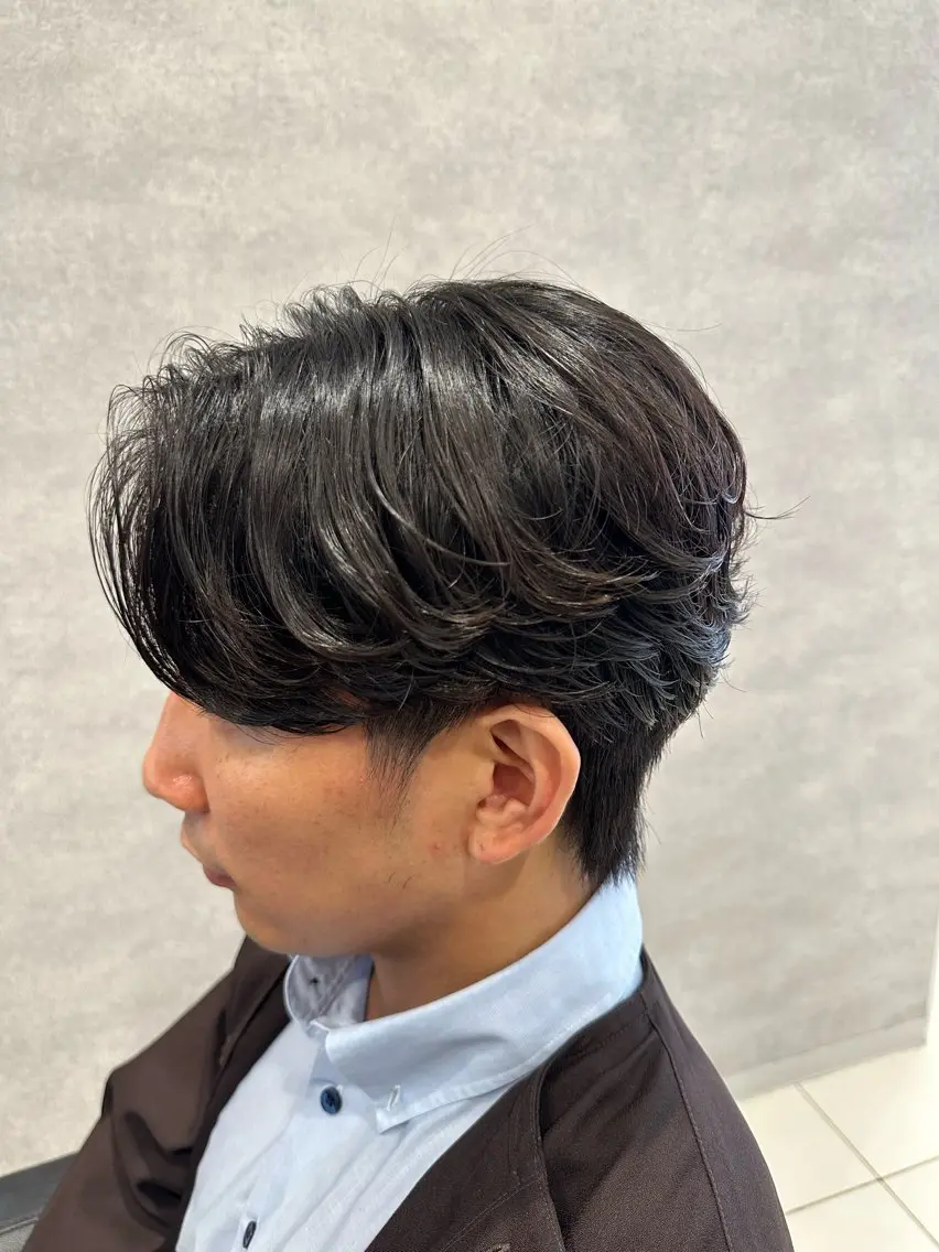 【メンズ】カット＋各種パーマ［ニュアンス/フェザー/メンズパーマ］＋クレンジングShの写真