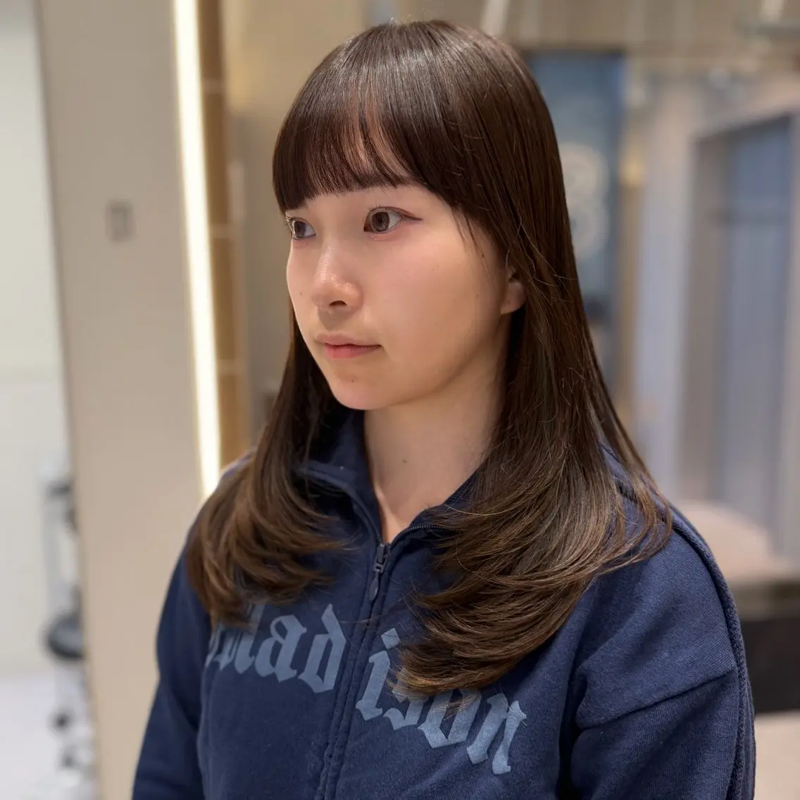 ミディアム カラー ブラウンカラー モカブラウン レイヤーカット カット ヘアカラー トリートメント 🌼レイヤーカット |新宿|樽見琴里🌼のヘアスタイル