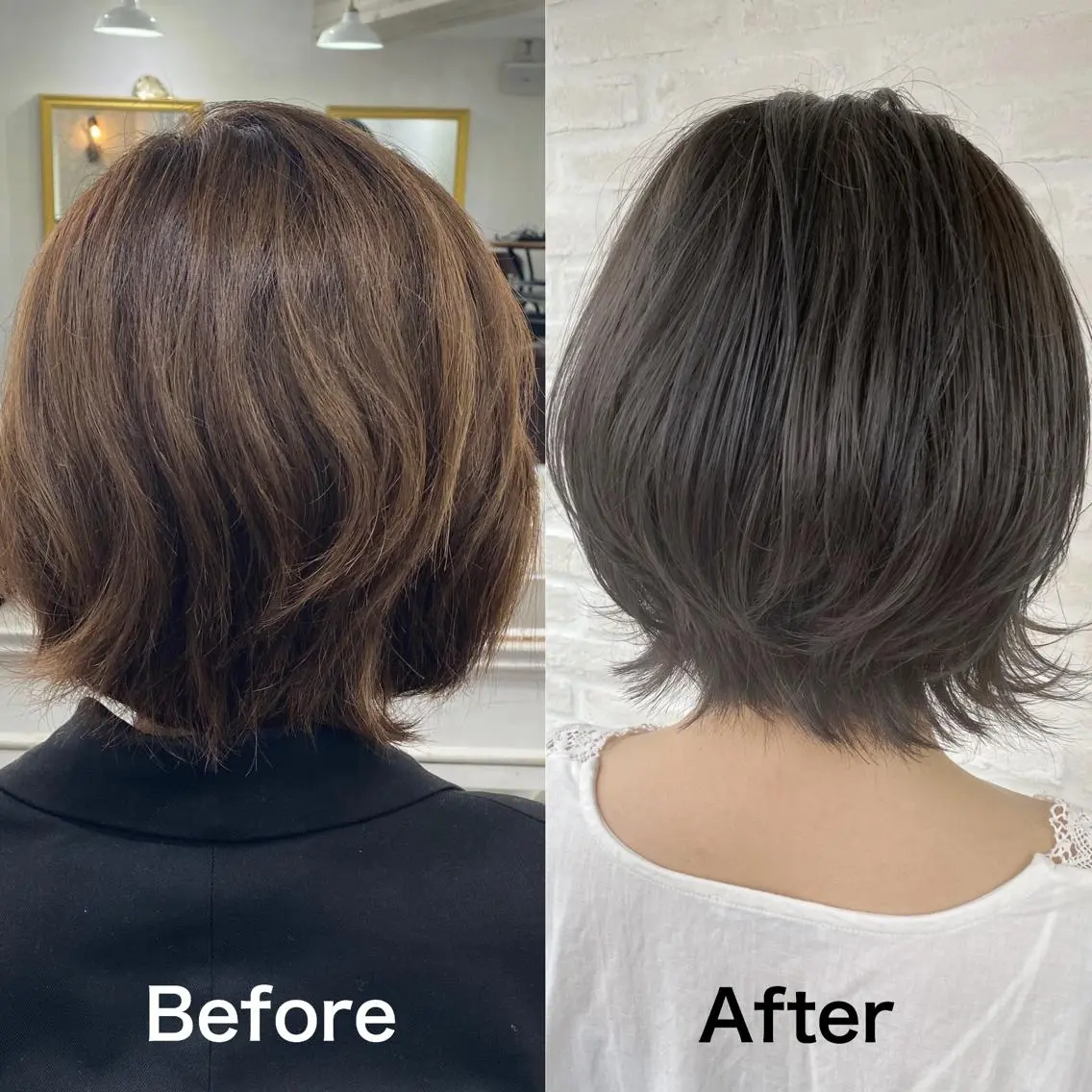 ショート 前地 麻衣のヘアスタイル