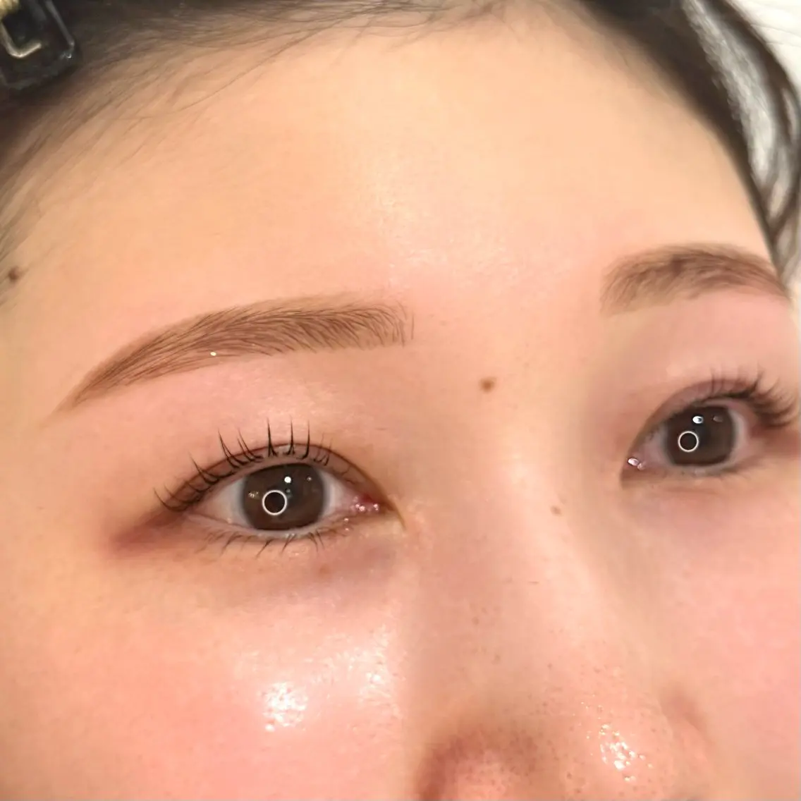 アイブロウ 眉カラー 眉カット 眉毛ワックス脱毛 マツパ Emiy BeautyLushのマツエク・マツパデザイン