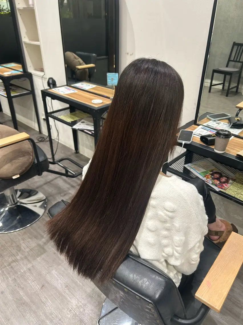 ロング 髪質改善 トリートメント トリートメント cocotte 💟草間紫音💟のヘアスタイル