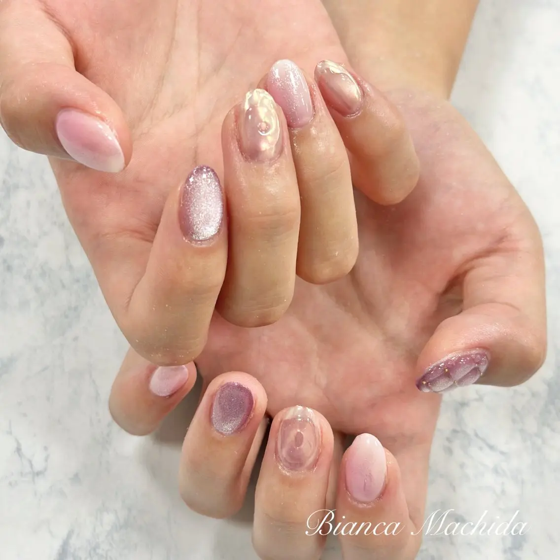 ネイル ハンドネイル Bianca👼🏻 OIKAWAのネイルデザイン