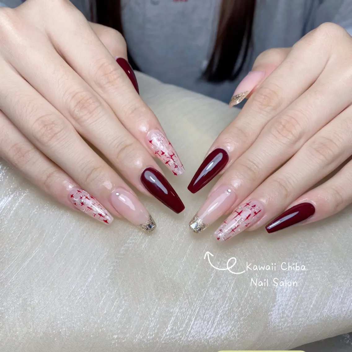 ネイル 韓国ネイル ワンホンネイル Kawaii _Nailのネイルデザイン