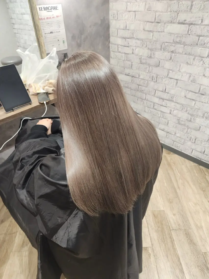 ロング カラー ヘアカラー 阪急箕面駅 徒歩1分千葉のヘアスタイル