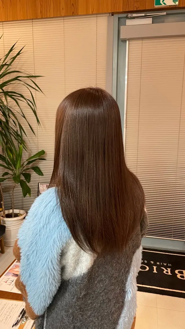 ロング カラー ベージュカラー ヘアカラー 児島 芽衣のヘアスタイル
