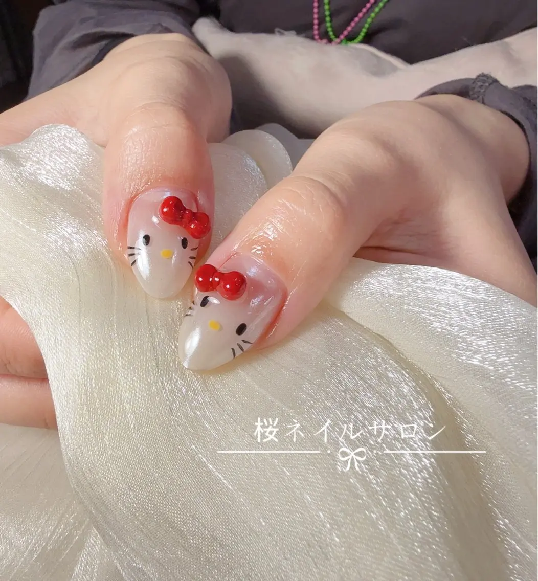 ネイル アートネイル フットネイル フレンチネイル ジェルネイル ニュアンスネイル ハンドネイル 桜 ネイルのネイルデザイン